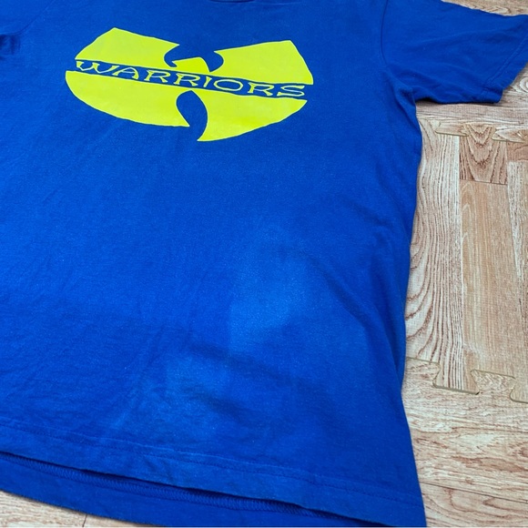 Wu-Tang x Golden State Warriors Shirt Large Steph Curry Parking Lot Tee GSW RARE - Picture 8 of 14